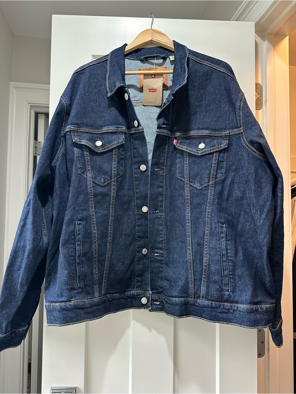 Levi's Dark Blue Denim Trucker Jacket - Men